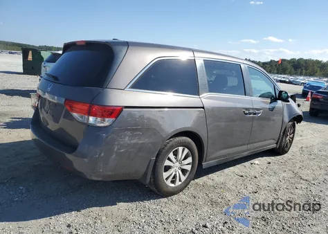 2015 Honda Odyssey Exl z USA, uszkodzony, nr VIN 5FNRL5H6XFB102677
